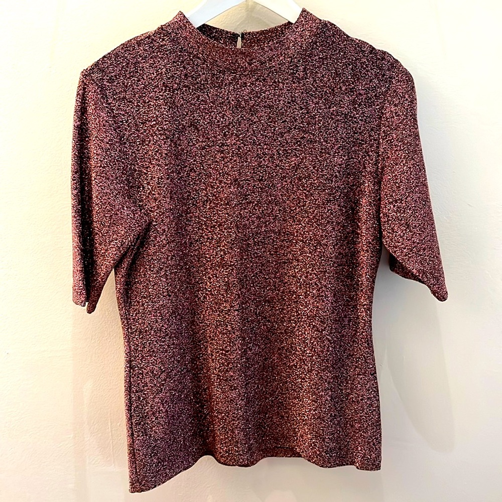 Reiss metallic shirt